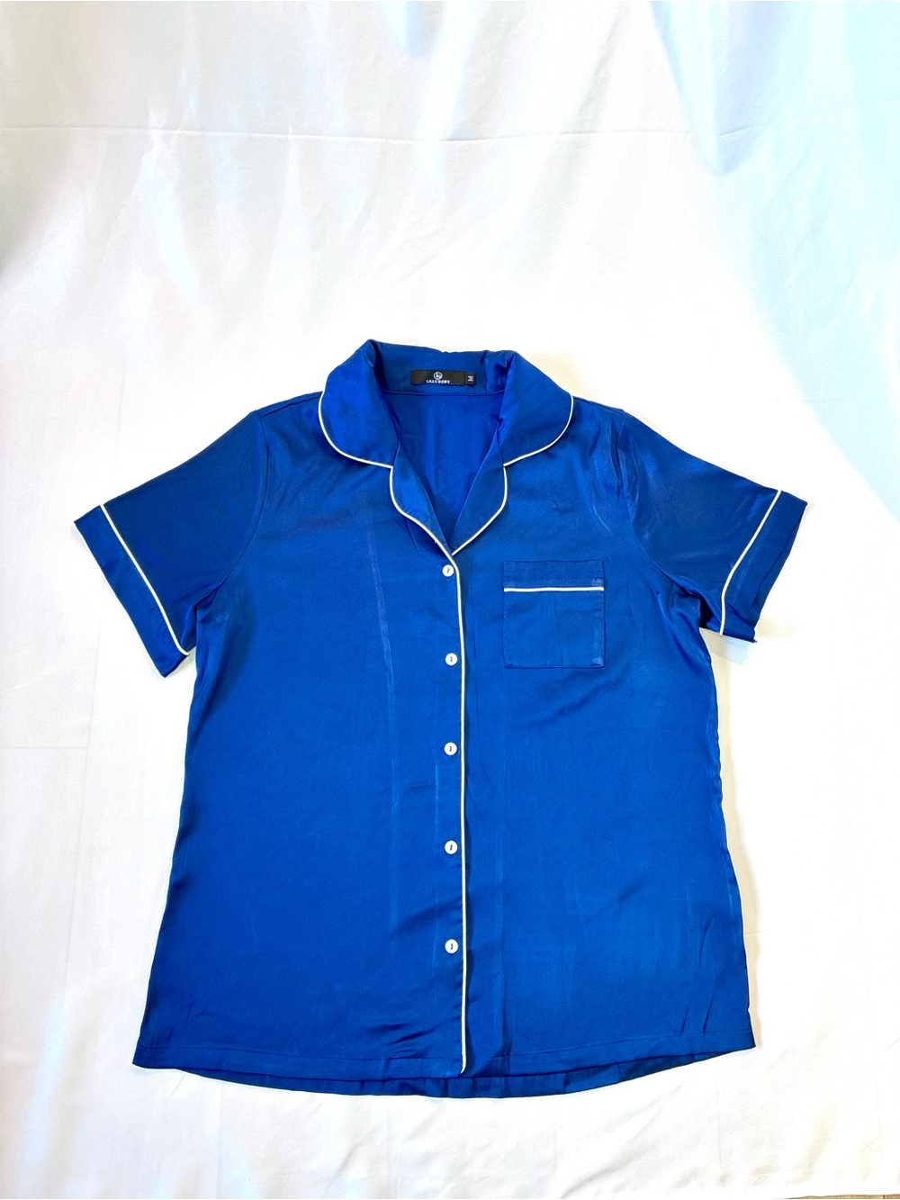 Lillusory Piped Satin Lounge Top